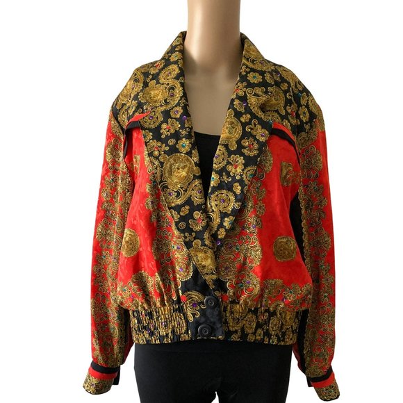 Howard Wolf Jackets & Blazers - Vintage Howard Wolf Size M Artsy Jacket Made in USA